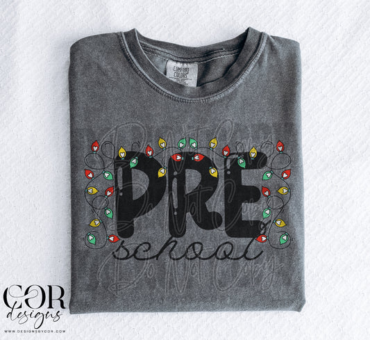 Pre School Christmas Lights