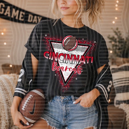 College Triangle Badge - Cincinnati Bearcats