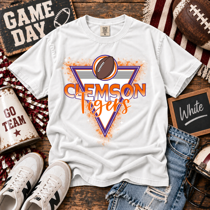 College Triangle Badge - Clemson Tigers
