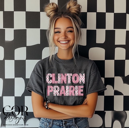 Clinton Prairie Heart Letters