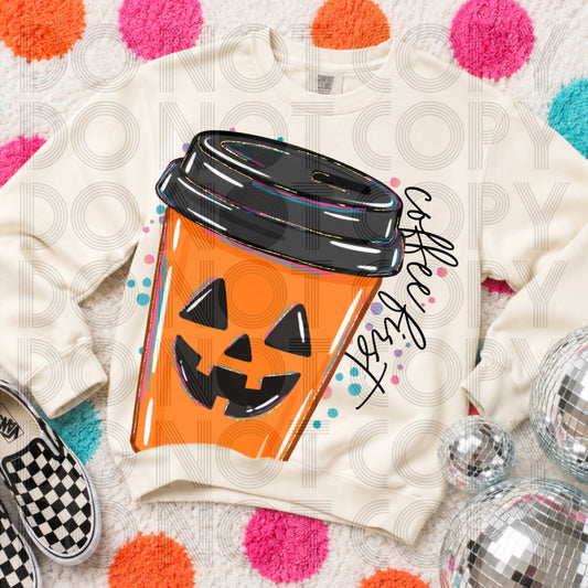 Spooky Delulu Coffee First