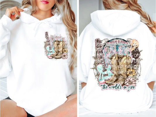 Liar Liar The Worlds On Fire Dolly POCKET-DTF Transfer