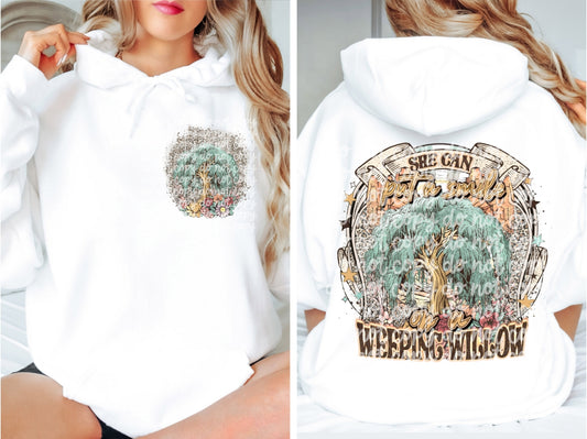 She Can Put A Smile On a Weeping Willow POCKET-DTF Transfer