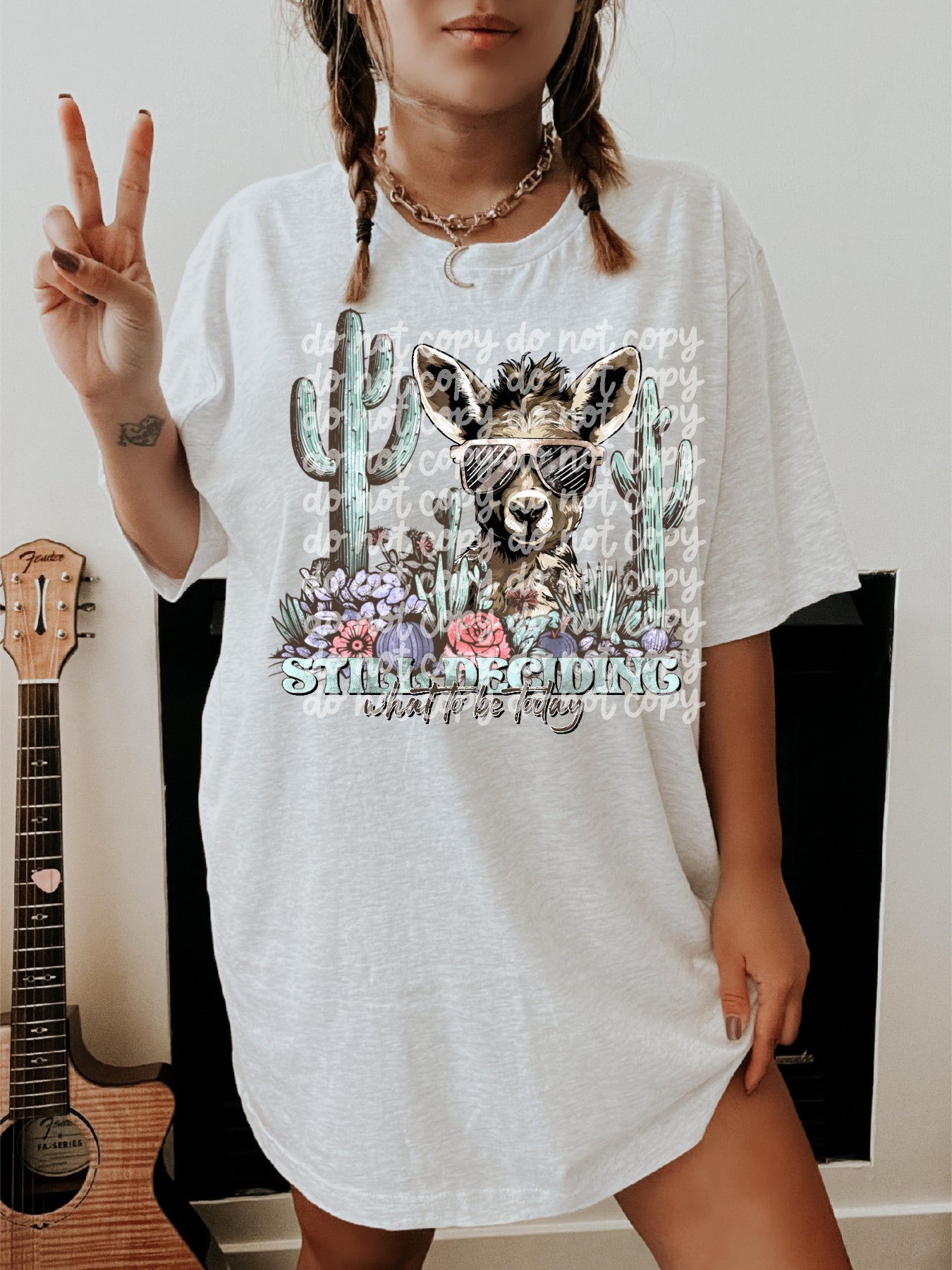 Still Deciding What To Be Today Llama -  DTF Transfer