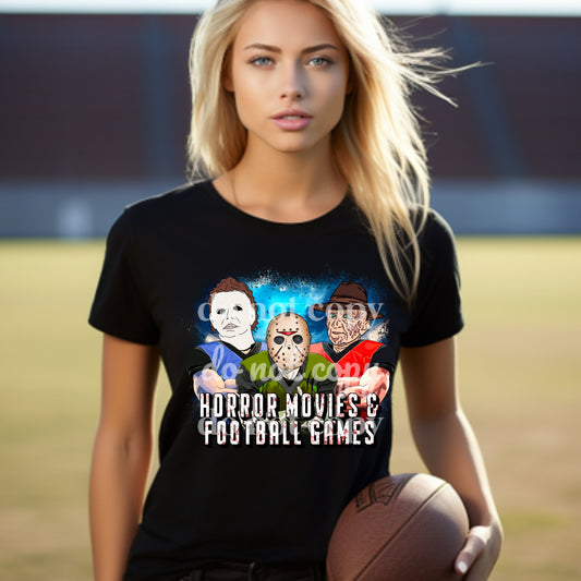 Horror movies and football games - horror