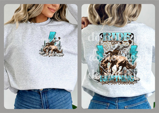 Ride The Lightning – Cyan/FRONT