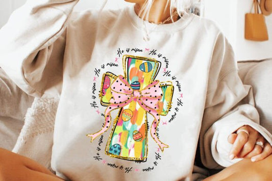 Easter Cross With Bow