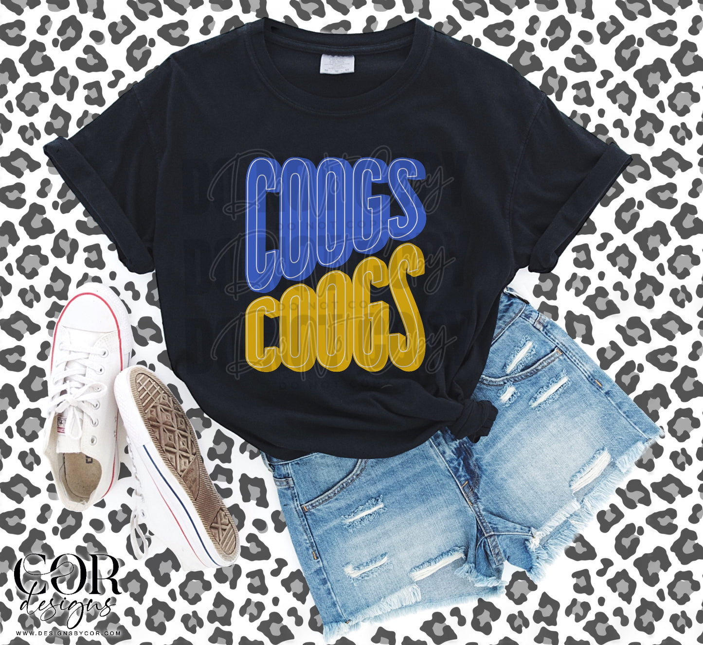 Coogs Blue And Yellow