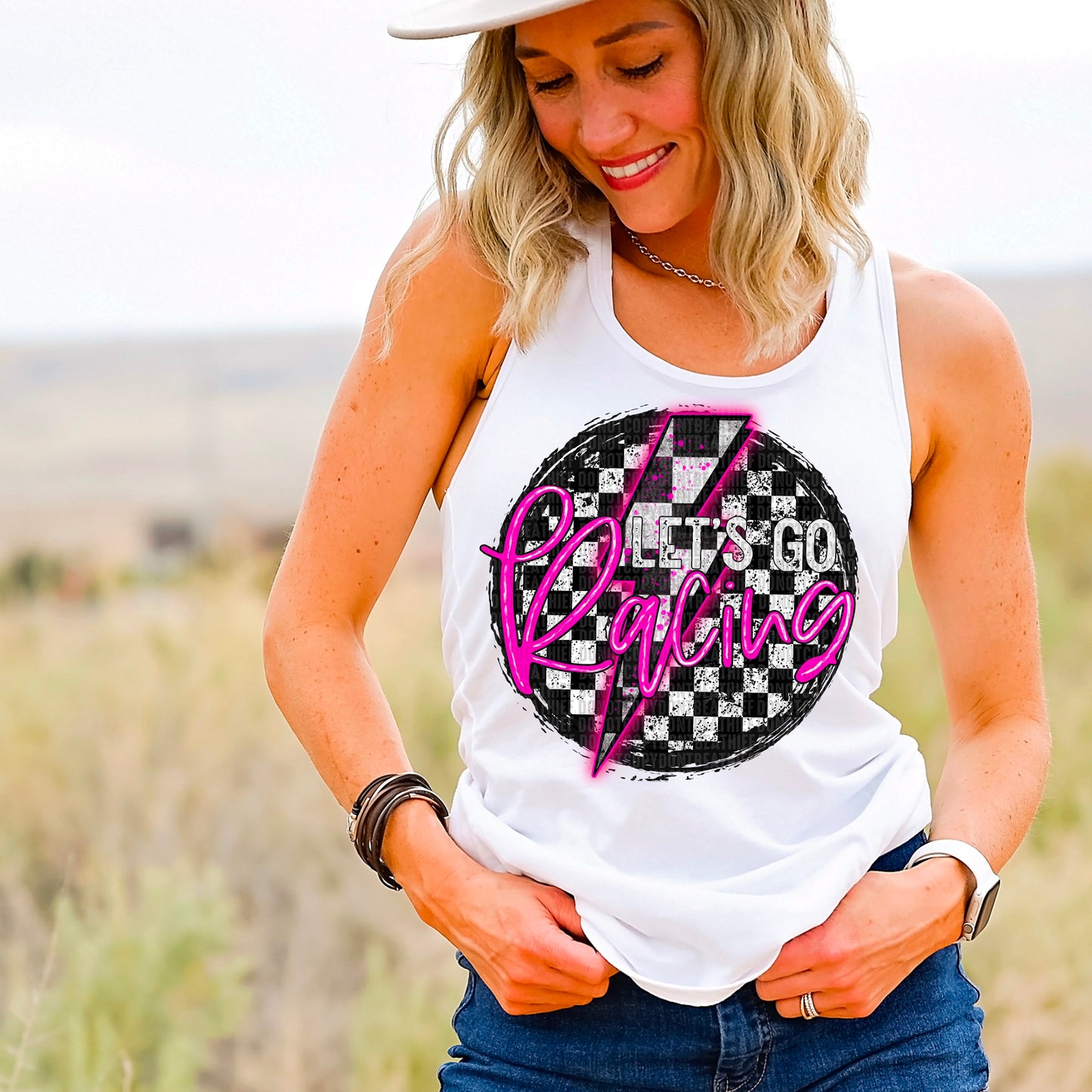 Let's Go Racing-Pink