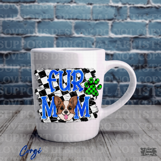 Fur Mom-Blue Corgi