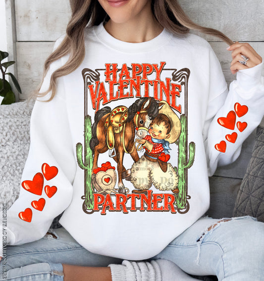 Happy Valentines Partners – LEFT SLEEVE