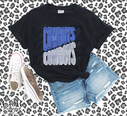 Cowboys (Blue/Grey)
