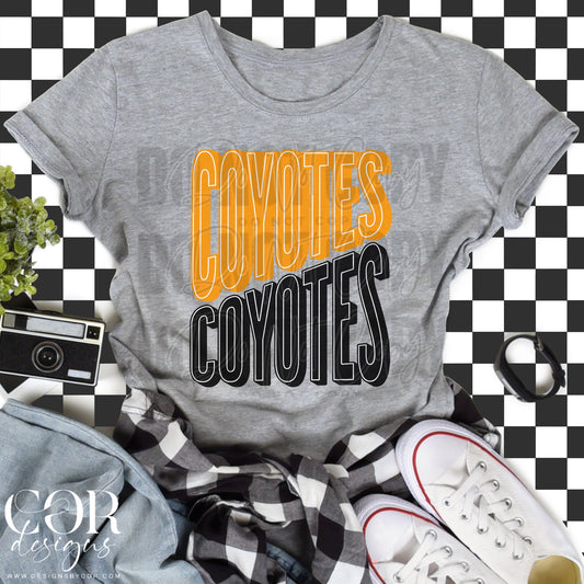Coyotes (gold/black)