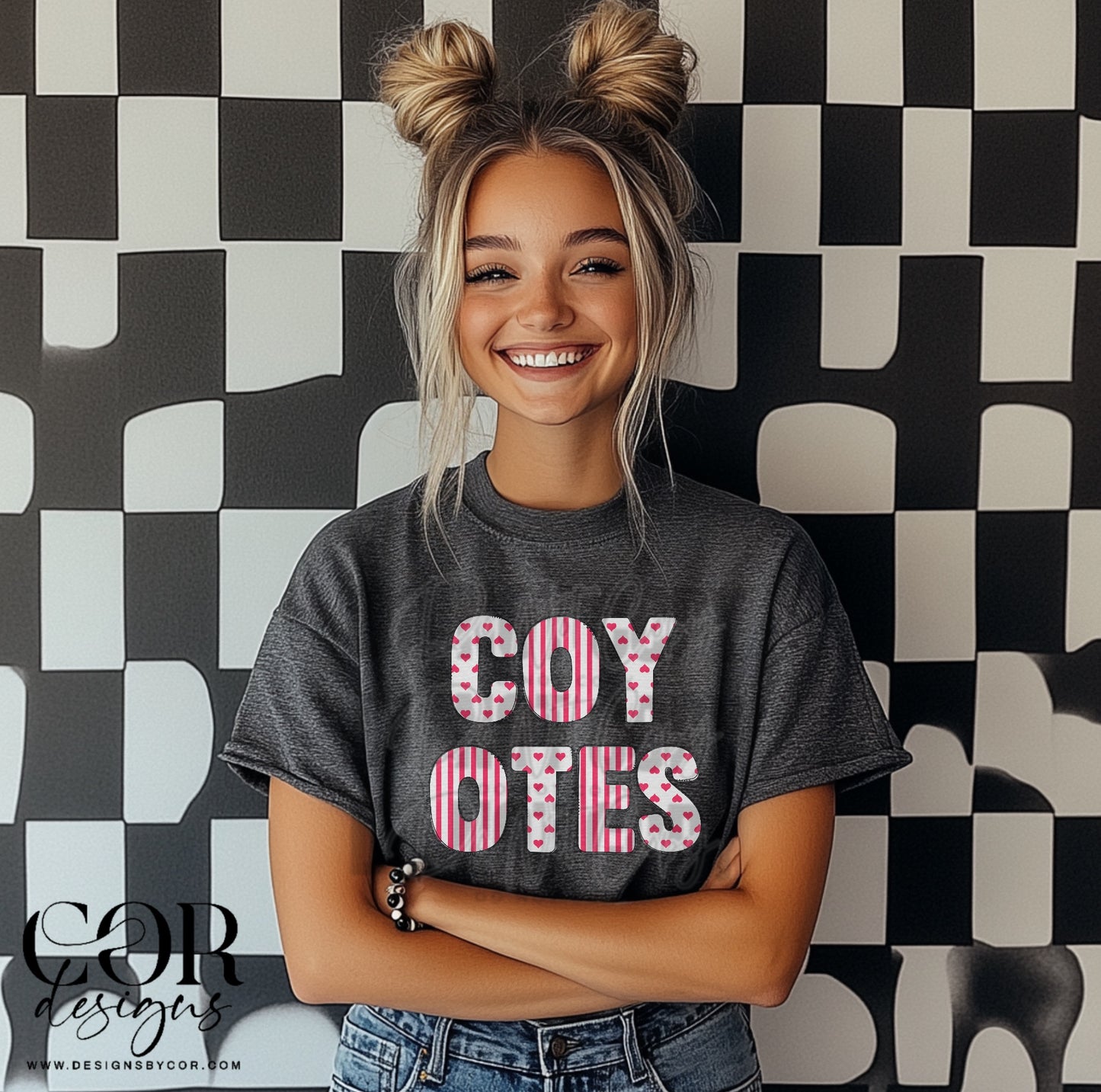 Coyotes Heart Letters