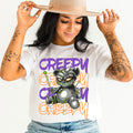 Creepy Voodoo Bear (PURPLE/ORANGE) - DTF Transfer