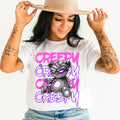 Creepy Voodoo Bear (PURPLE/PINK) - DTF Transfer