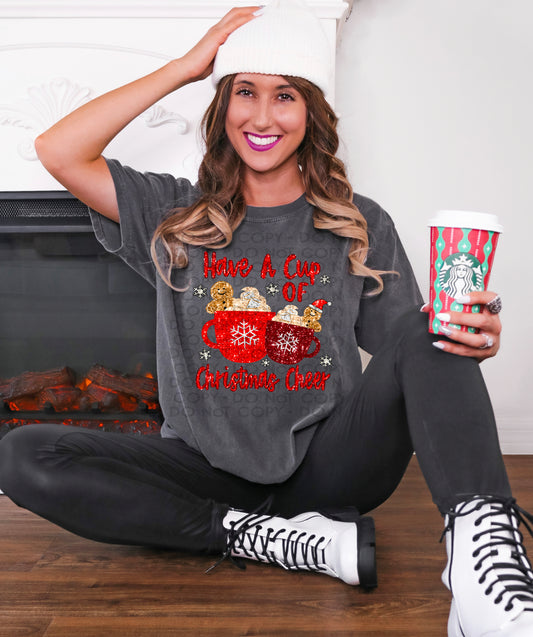 Cup Of Christmas Cheer Sequin