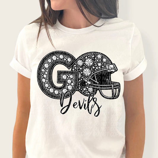 Go Devils (Rhinestone)