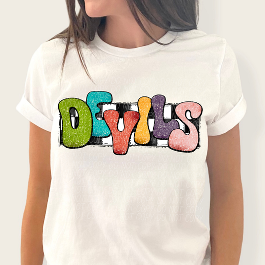 Devils (retro rainbow)