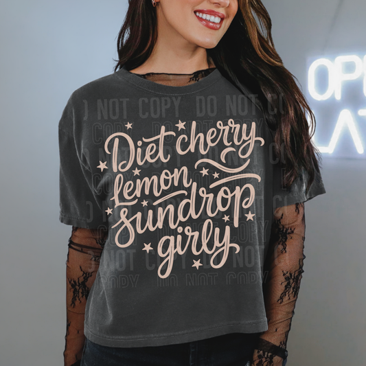 DIET CHERRY LEMON SUNDROP GIRLY