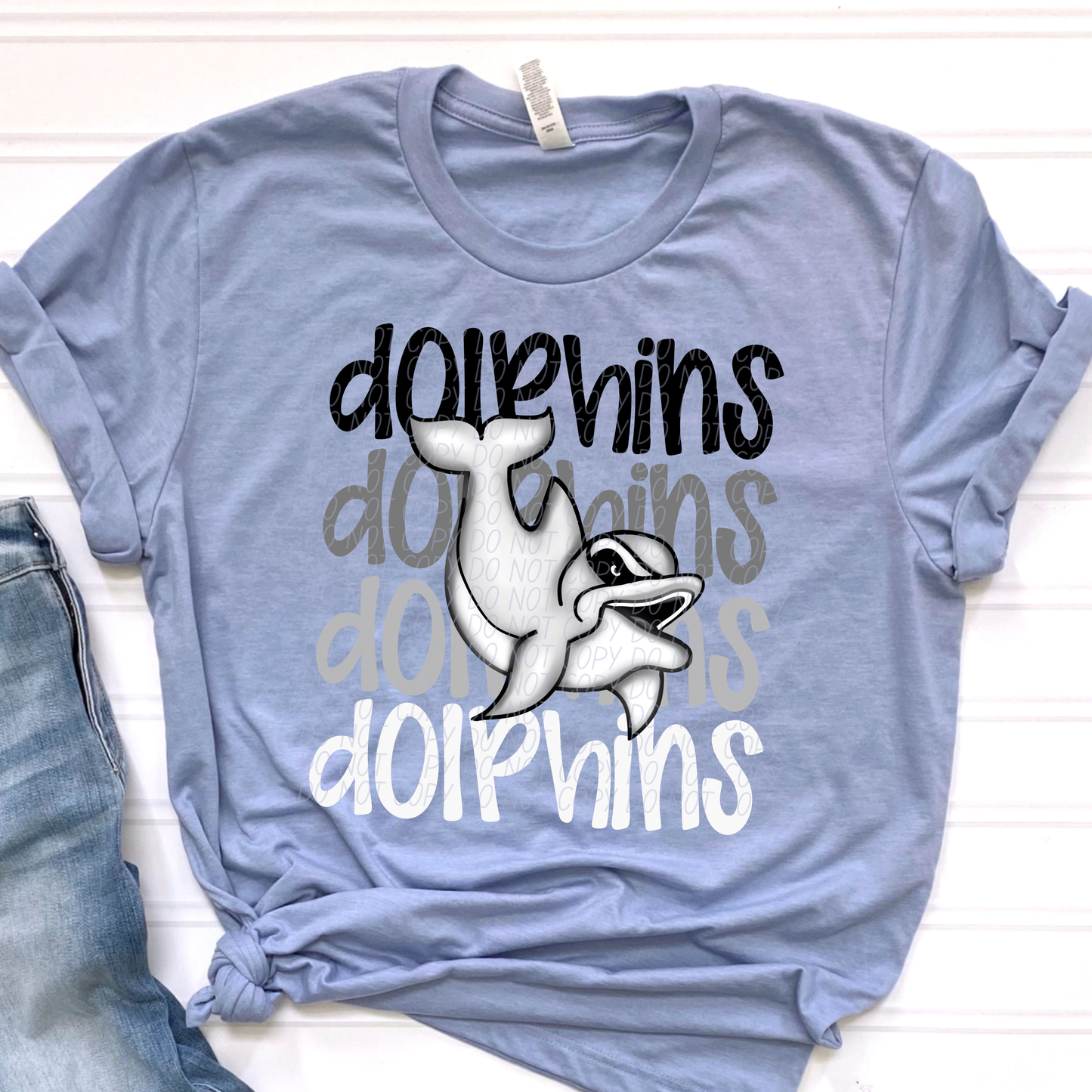 Dolphins Faded Stack