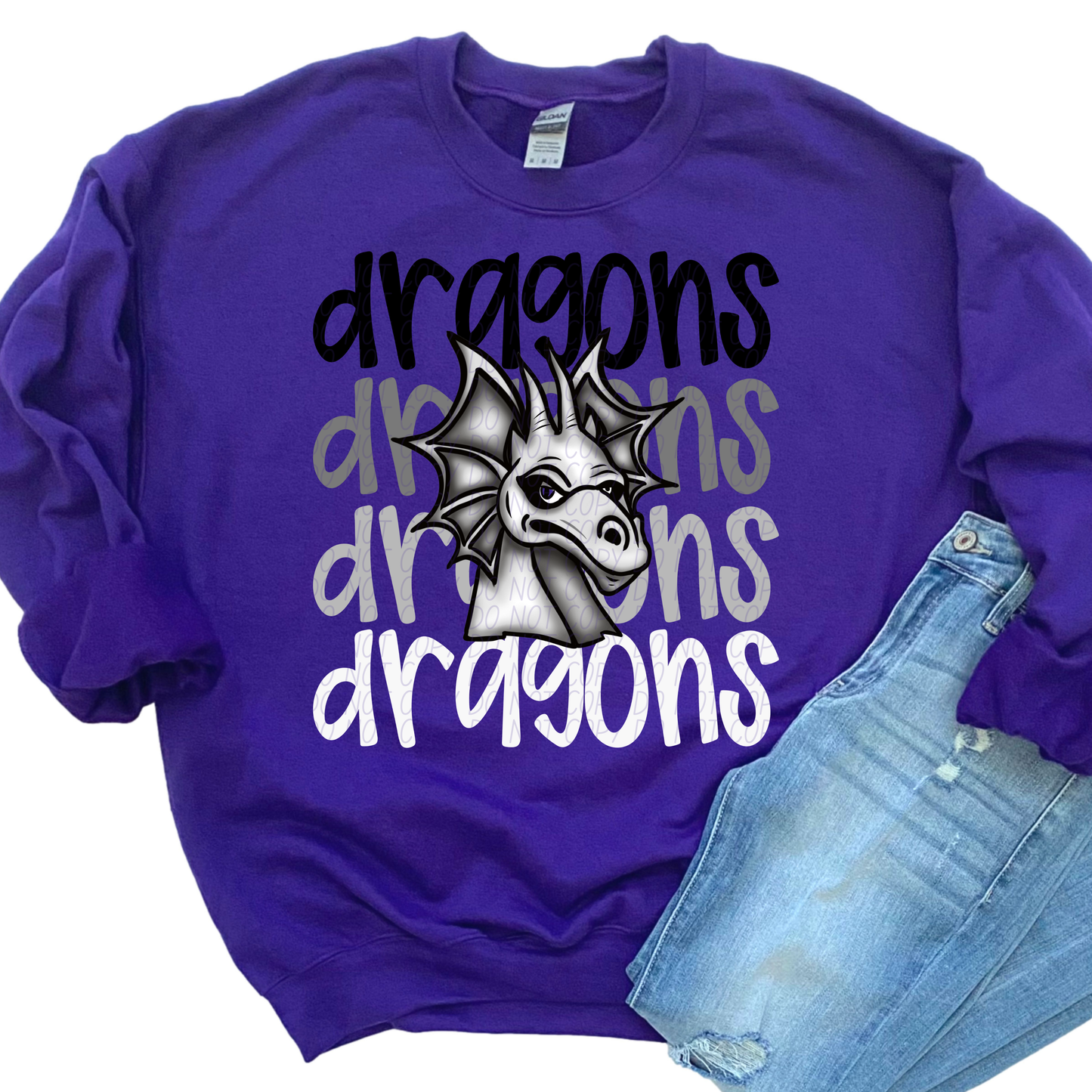 Dragons Faded Stack