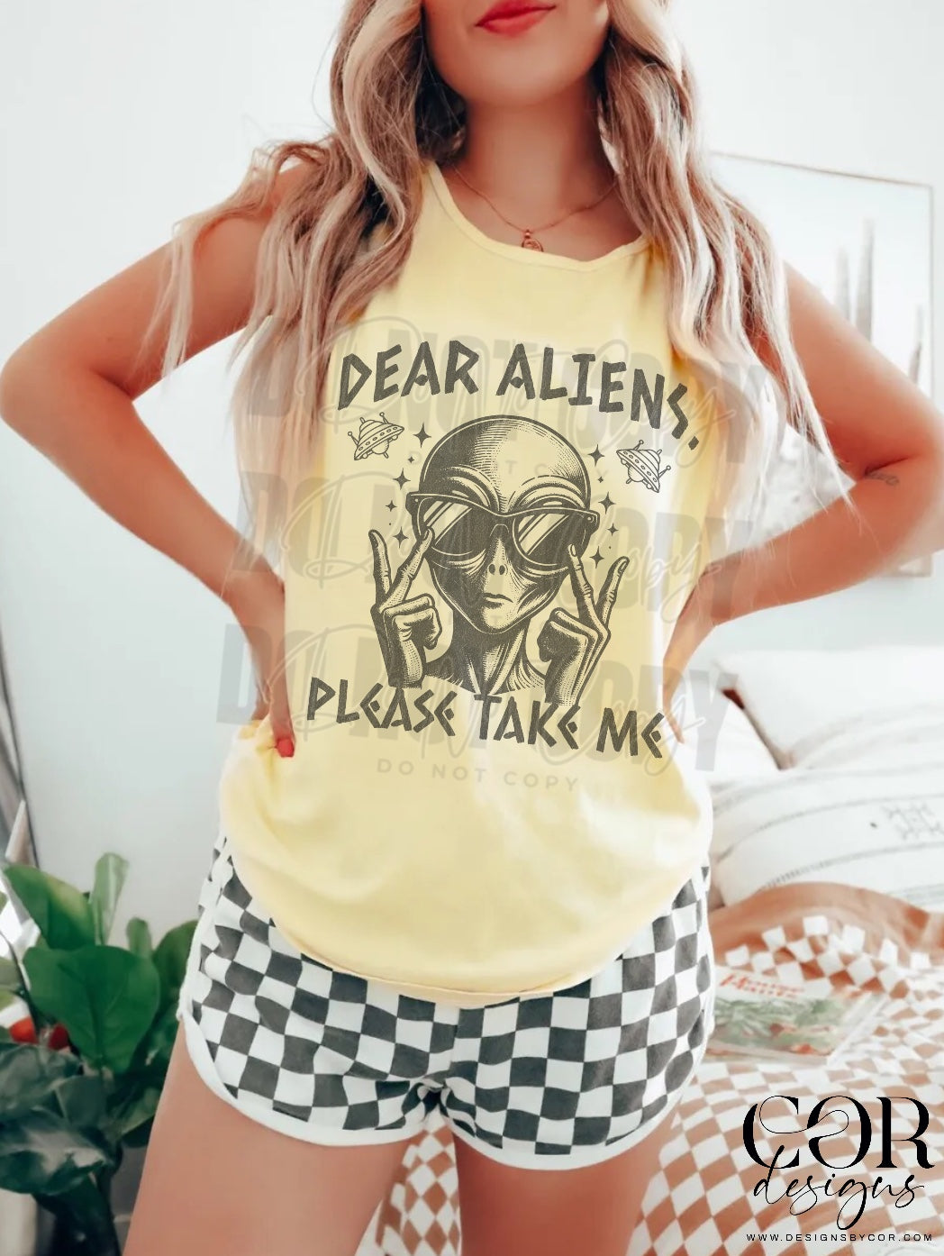 Dear Aliens Please Take Me