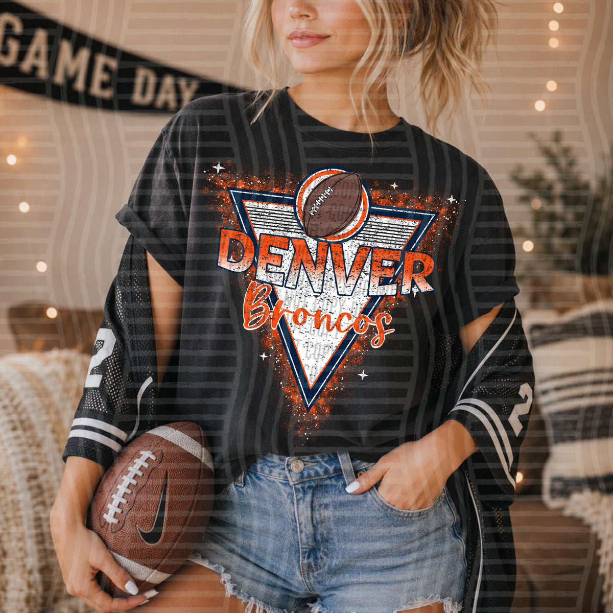 NFL Triangle Badge - Denver Broncos