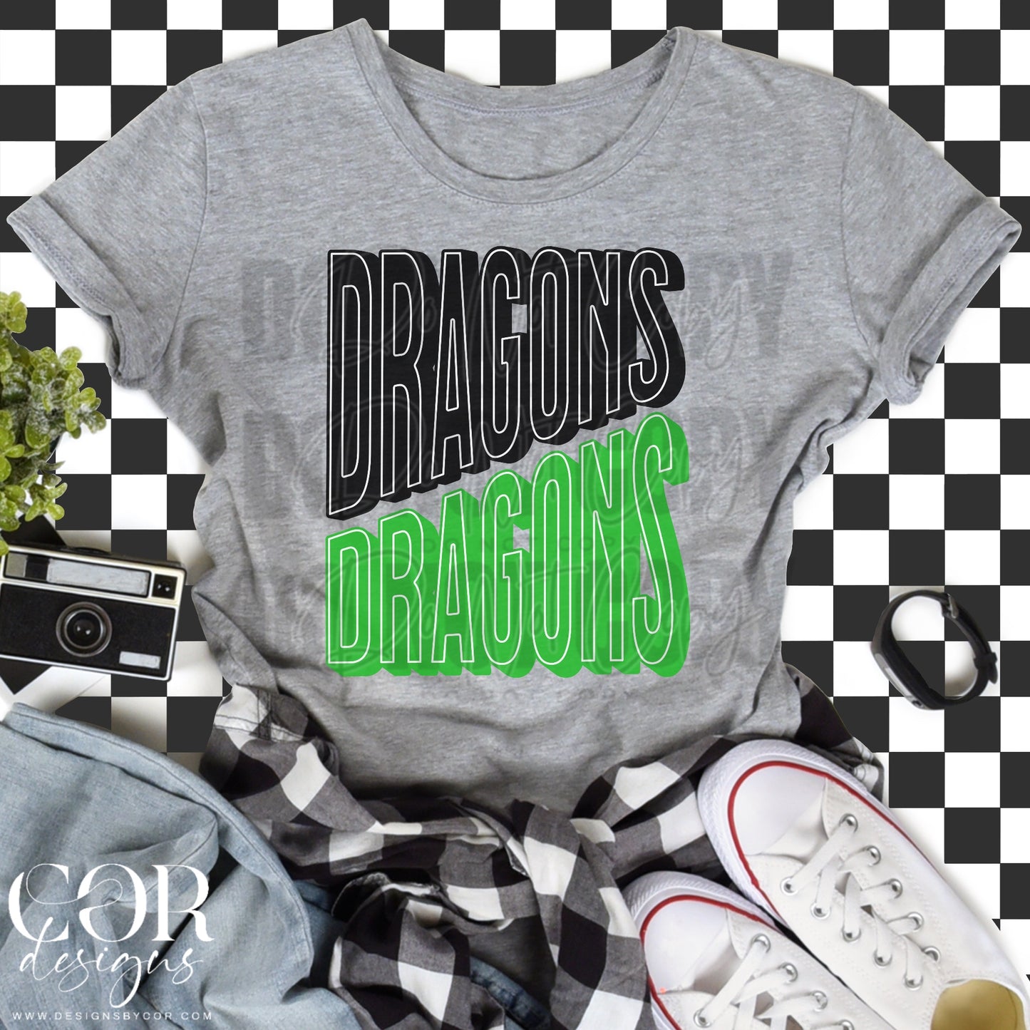 Dragons (Black &Green)