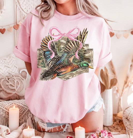 DUCK PINK BOW