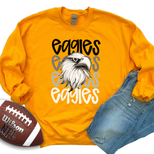 Eagles Faded Stack
