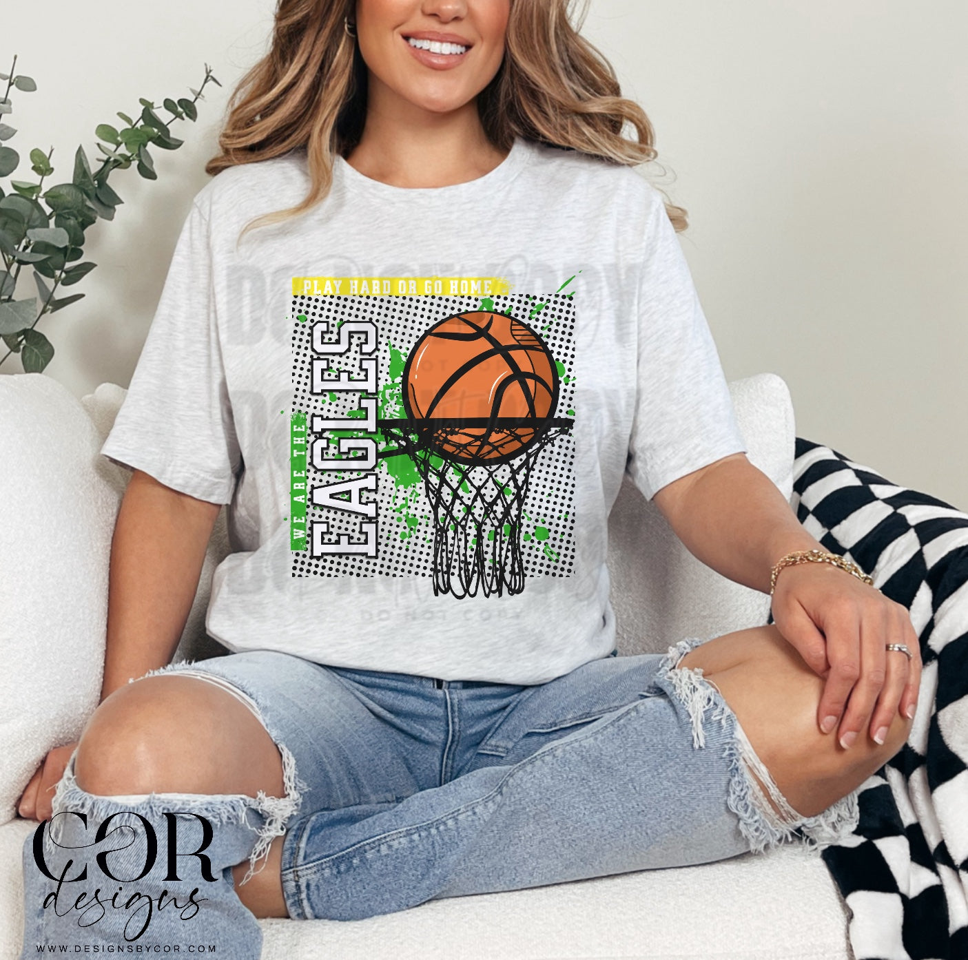 Eagles Basketball (Green)