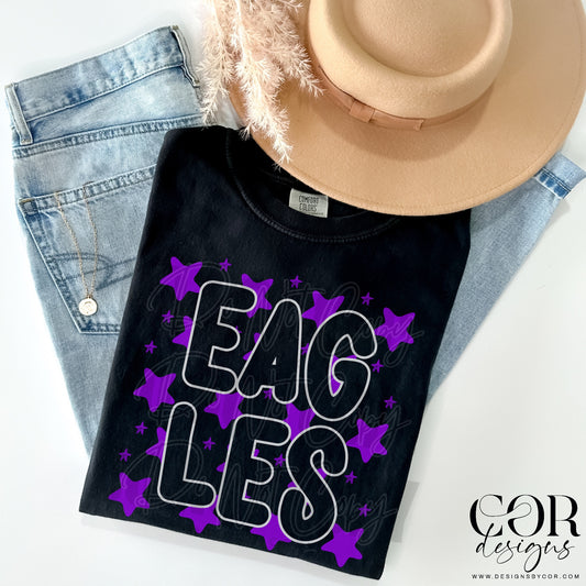 Eagles Purple Stars