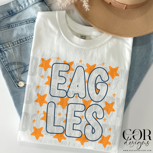 Eagles Orange Stars