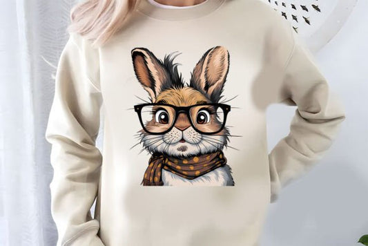 Easter Rabbit With Glasses