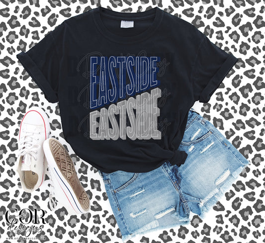 Eastside Blue And Silver