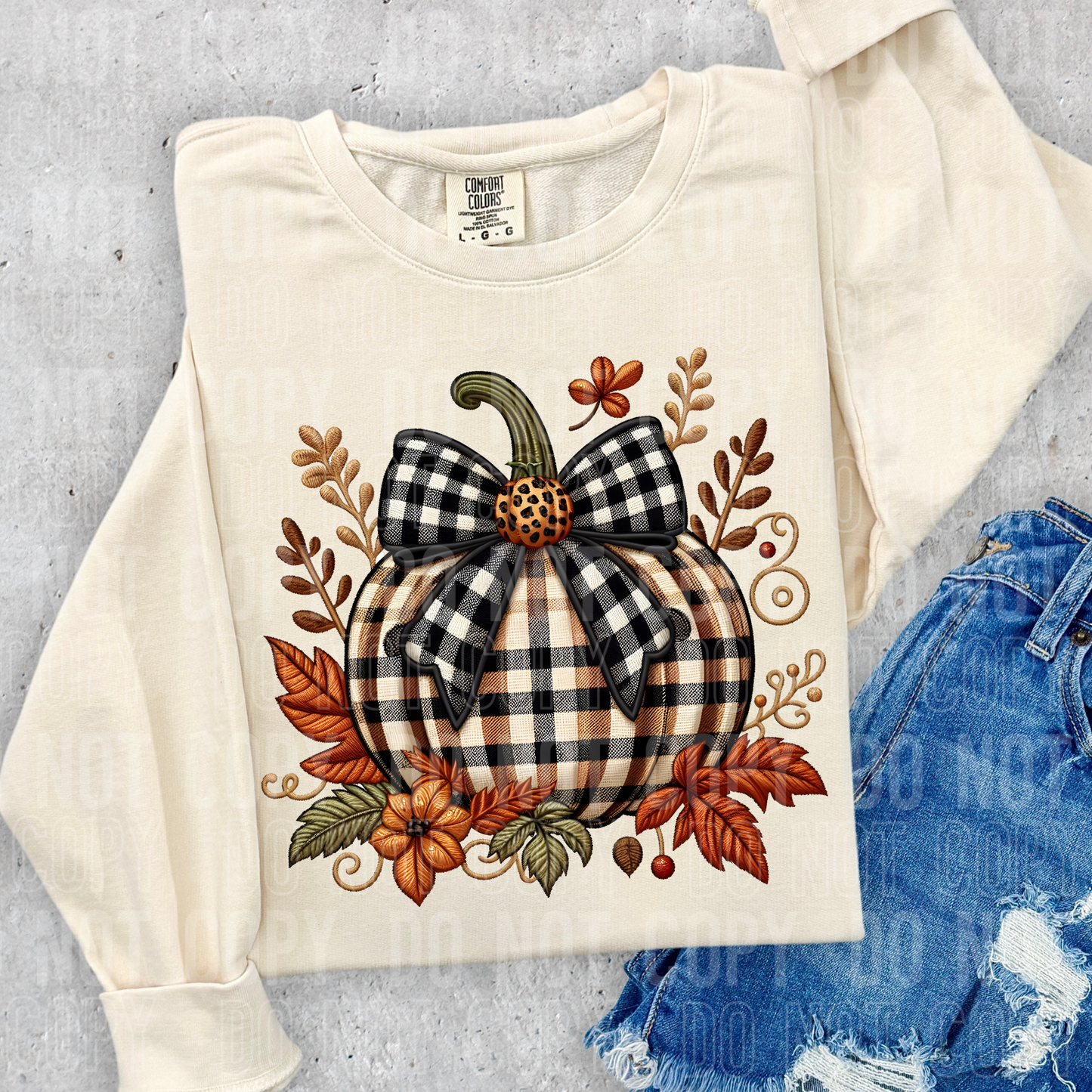 Fall Plaid Pumpkin