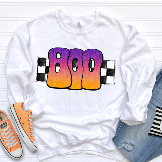 Boo Purple/Orange Checkered