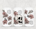 FLORAL SKULL - UV Libby Wrap