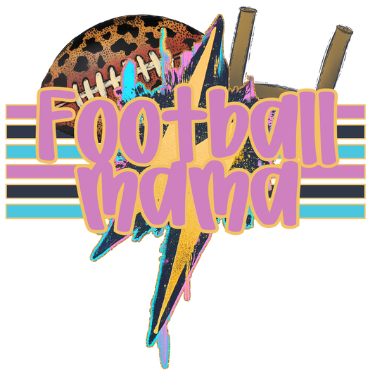 Football Mama w/Football (geode)
