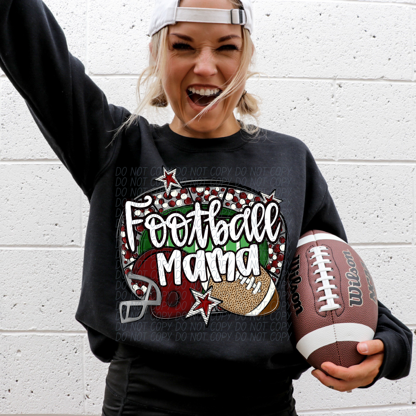 Football Mama Maroon