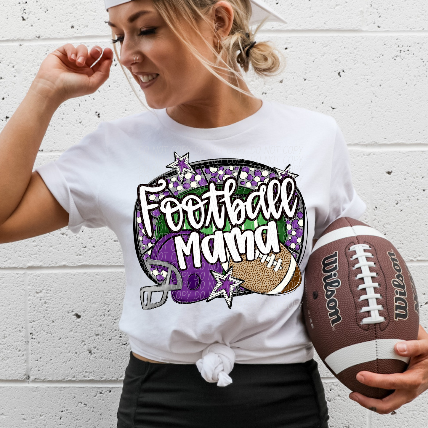 Football Mama Purple