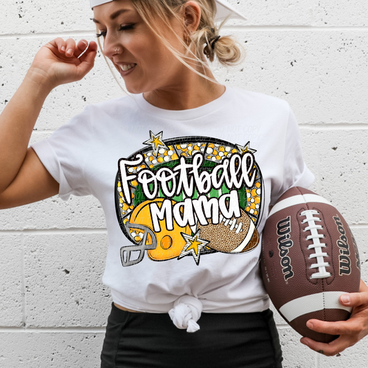 Football Mama Yellow