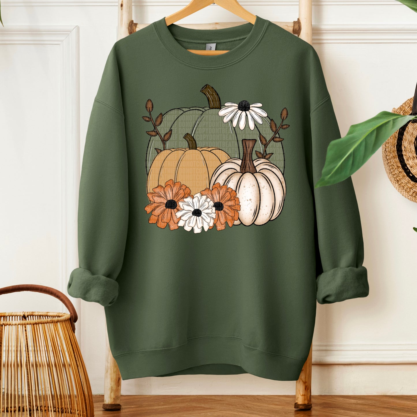 Fall Pumpkin Floral
