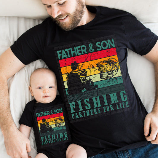 Fishing Partners For Life - DTF Print