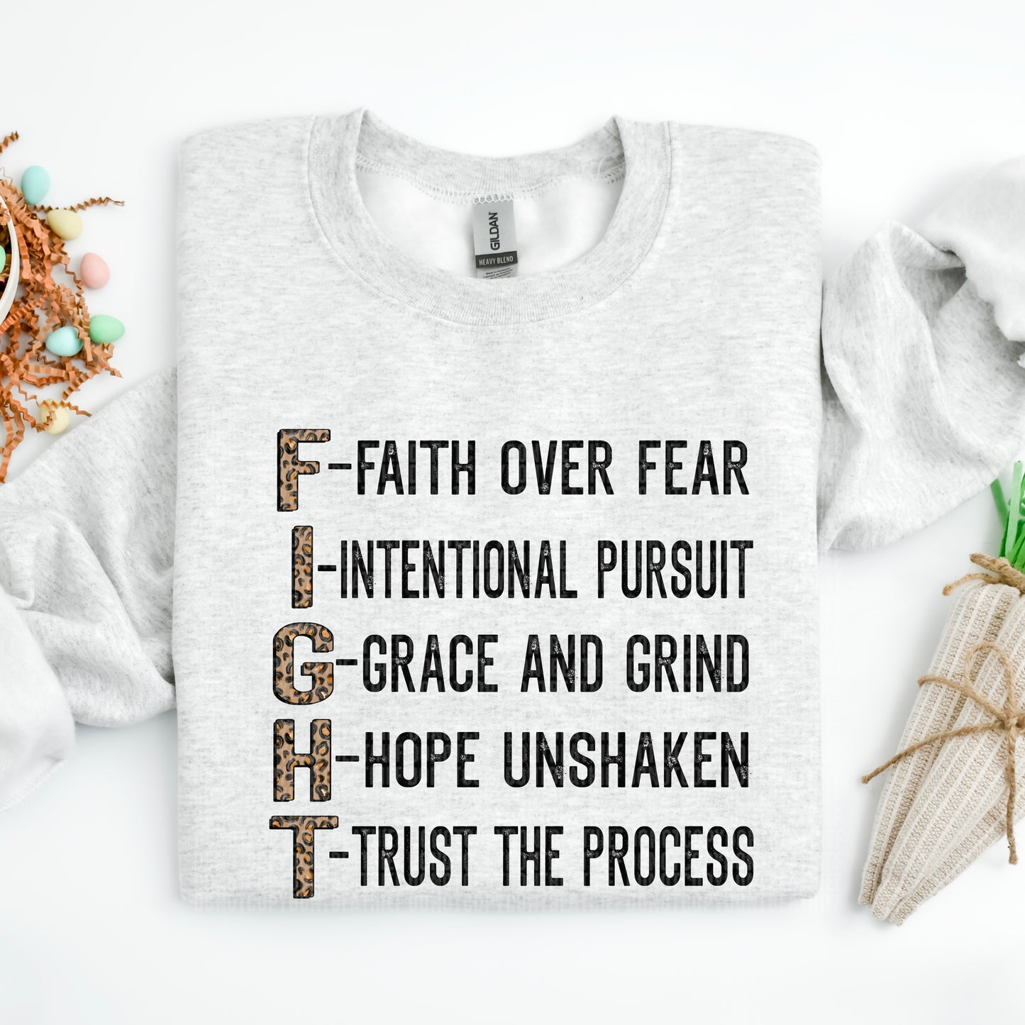 Fight Faith over fear (leopard)