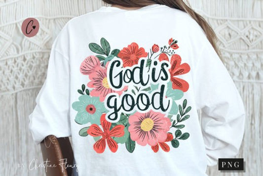 God is good floral