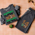 Green and Black Football Mom - Front