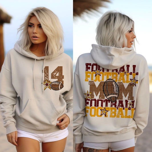 Football Mom (maroon-front)