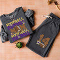 Purple and Gold Football Mom - Front Pocket